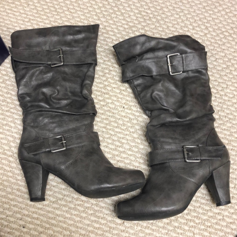 Steve Madden Grey Boots